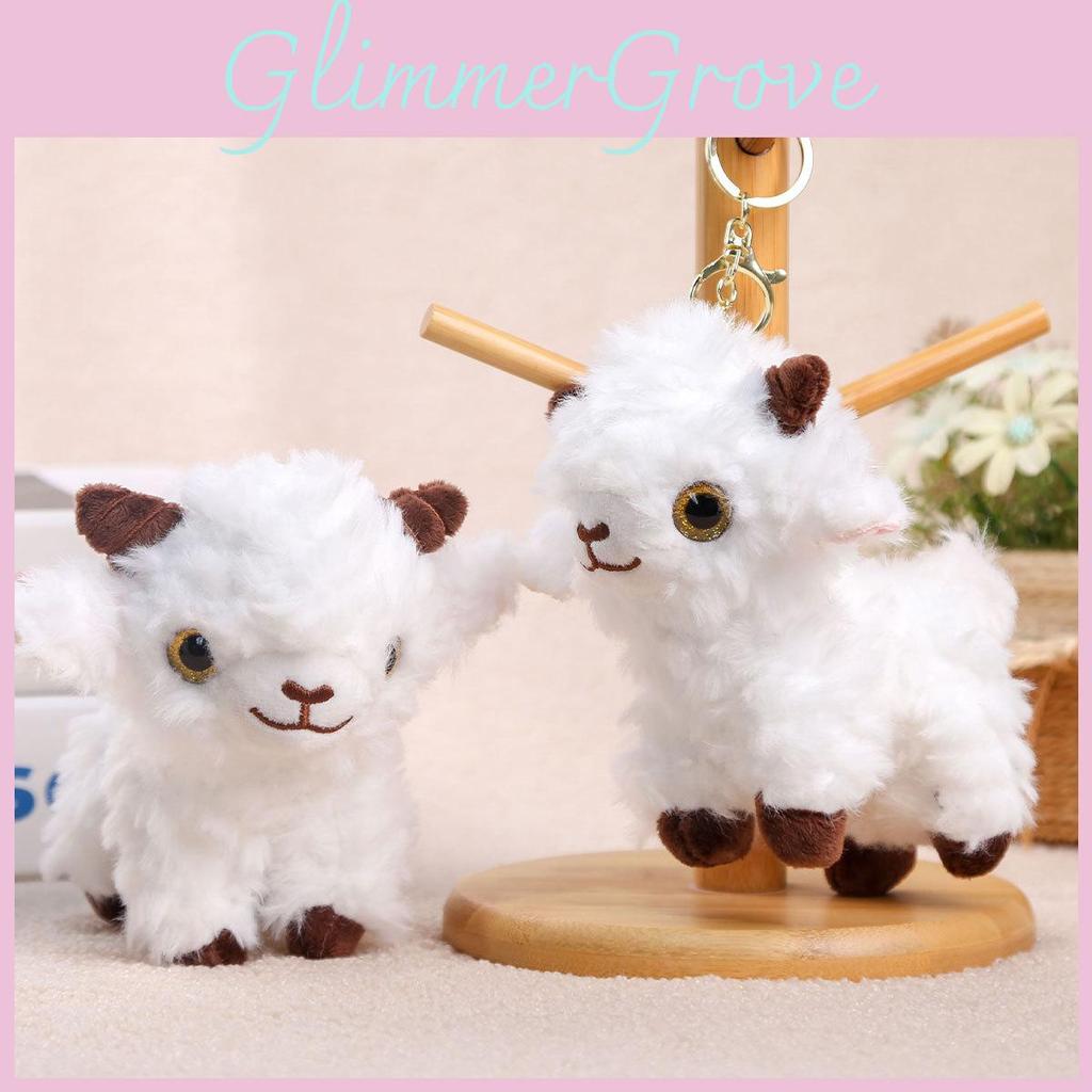 Miniature Sheep Plush Doll With Pp Cotton Filling For Bag Charm And Collectible Gift Items