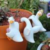 3 Entenanhänger, Garten-Bonsai-Dekoration Tieranhänger, Harz-Handarbeiten