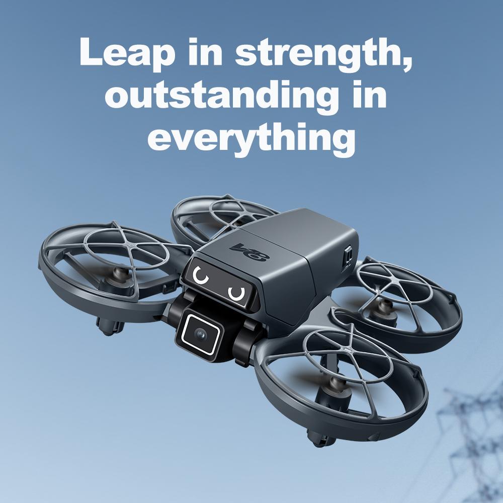 2025 New V86 Mini Remote Control Drone with 4K HD Camera, Foldable Quadcopter, Intelligent Obstacle Avoidance, Toy Airplane, Gift for Kids