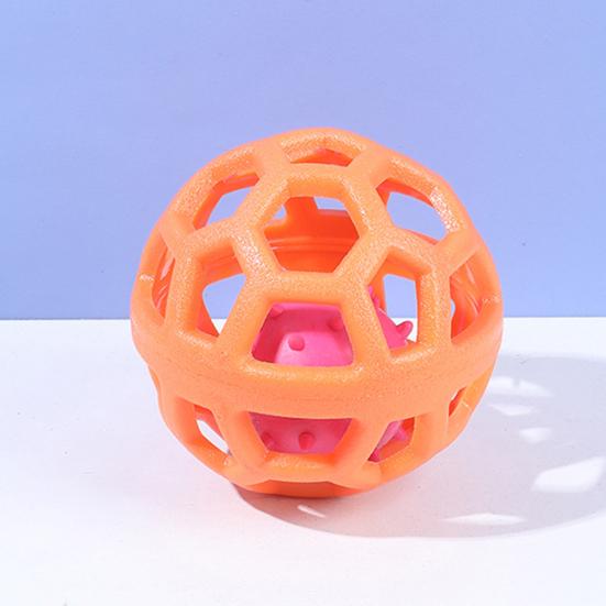 Dog Toys for Interactive Training Durable Chew Toys with Sound Hollow Design Cleans Tartar and Stimulates Play for Medium Large Dogs Pet Toys