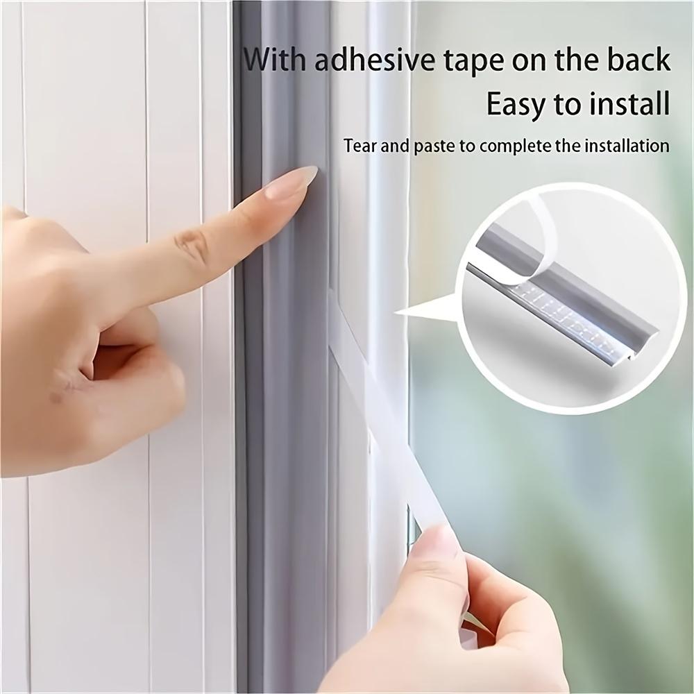 Self-Adhesive Weather Stripping for Windows & Doors - Windproof, Dustproof, Rain Barrier & Noise Reduction Sealant Tape