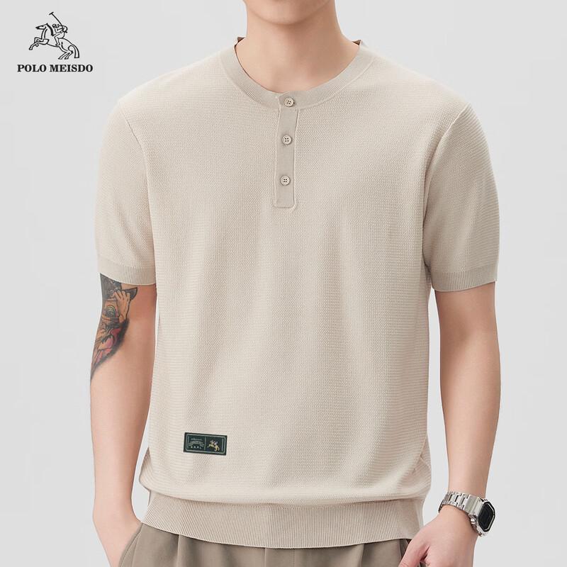POLOMEISDO Men s Short-Sleeve Knit Shirt M