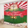 Christmas Curtains Bedroom Living Room Balcony Blackout Curtains Office Hotel Insulation Curtains