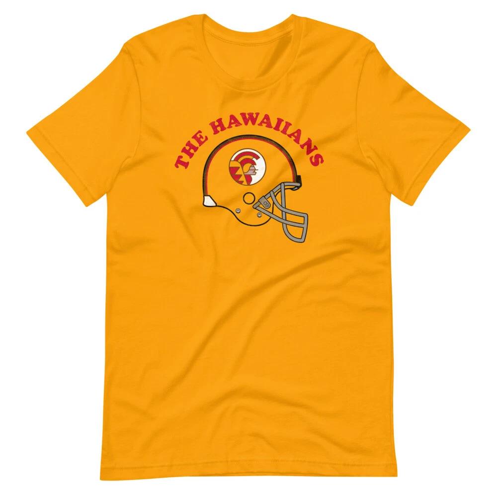 

The Hawaiians WFL Football Graphic Tee Shirt Short-Sleeve Unisex T-Shirt XL
