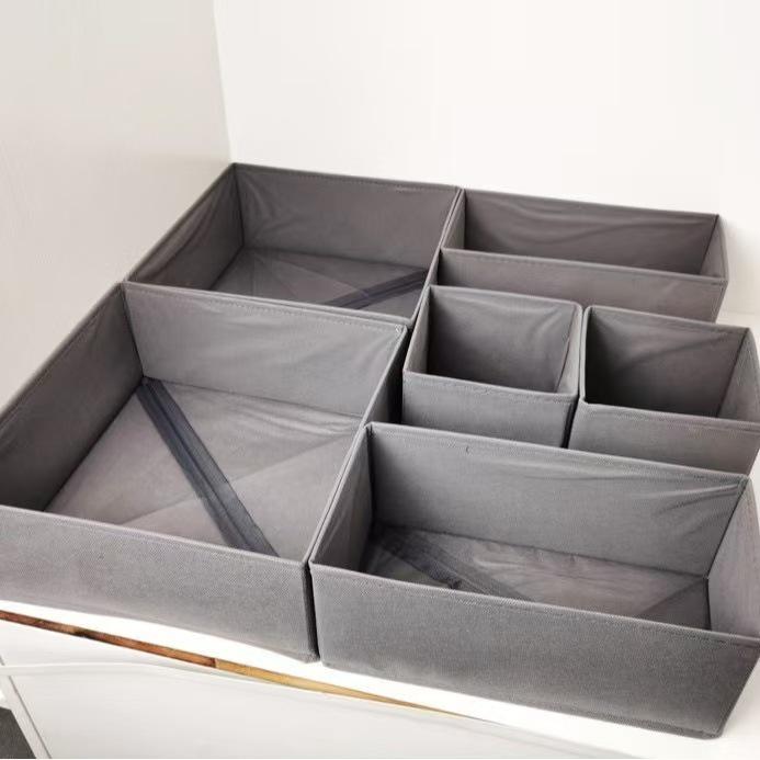 Foldable Underwear & Bra Drawer Organizer with Compartments