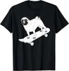 Skateboard Pug Puppy Dog Skateboarding Gift Unisex T-Shirt