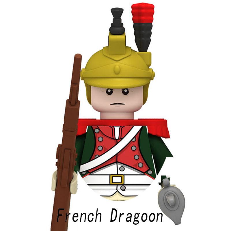 More Styles Great Retro Military Empire Navy Soldiers Weapons Gun Model Figure Blocks Bricks Toys For Children