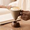 Middle Ancient Style Creative Coarse Pottery Coffee Cup, Mug, High-end Niche Exquisite American Latte Coffee Ceramic Special Cup