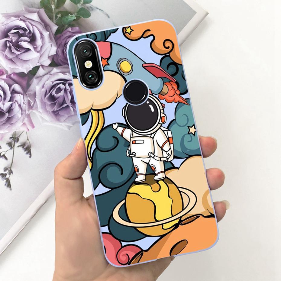 Case For Xiaomi Mi A2 Lite 5.84" Cute Animal Cartoon Candy Color Soft Silicone Phone Bumper For Xiaomi Mi A2lite Back Cover