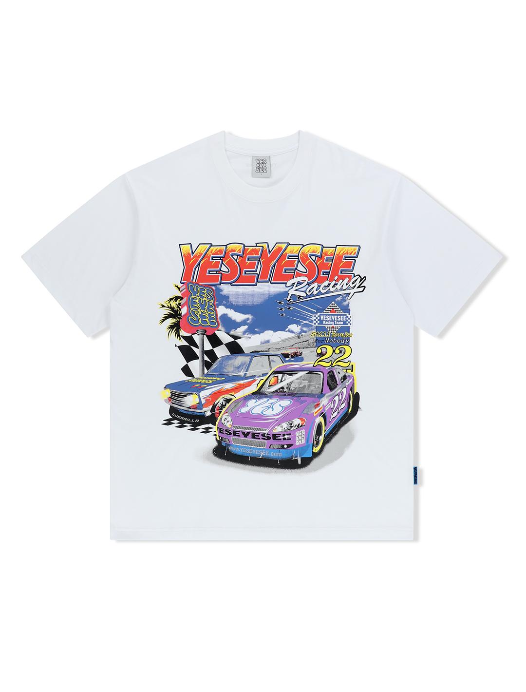 Yes Ic Racing Tee White White/S