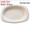 Kashicong Disposable Oval Paper Plates