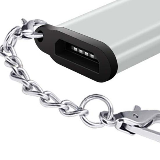 Universal OTG Adapter Type-c To Micro Adapter V8 Aluminum Alloy for Android with Keychain