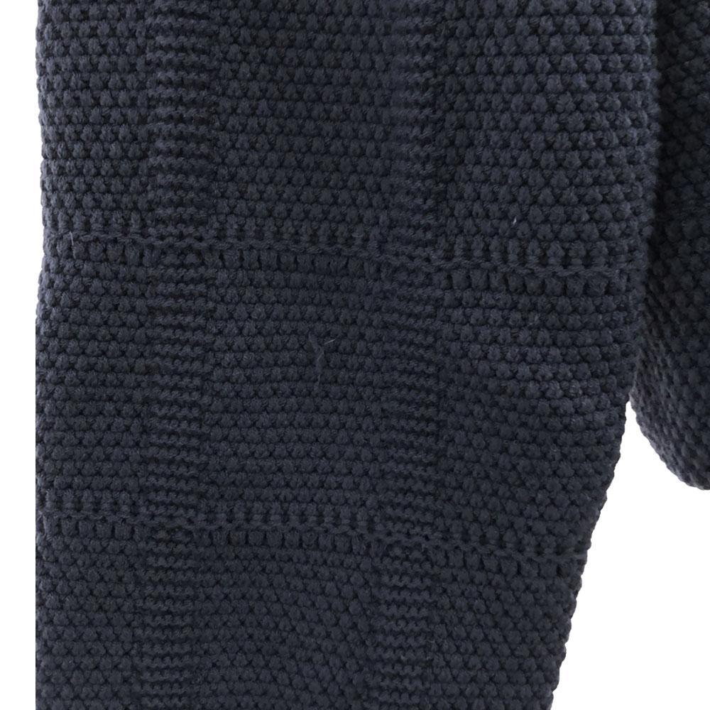 SNIDEL SWNJ241118 Langärmige Tweed Strickjacke F Marine Damen Gebraucht