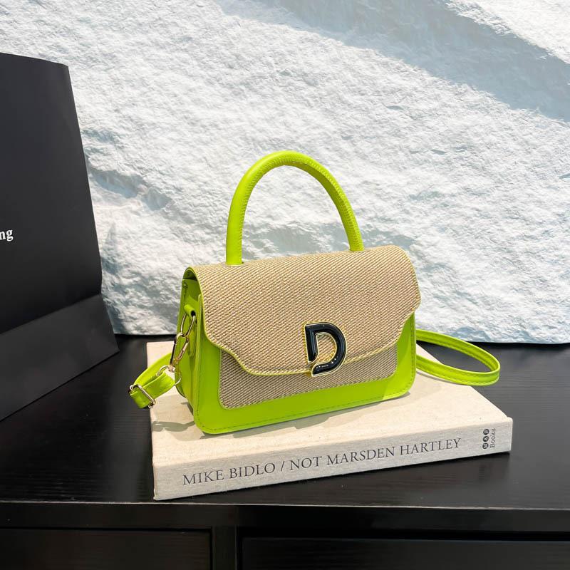 Letter Bag Women's High-end Texture 2025 Summer New Retro European and American Fashion Single Shoulder Oblique Span Bag