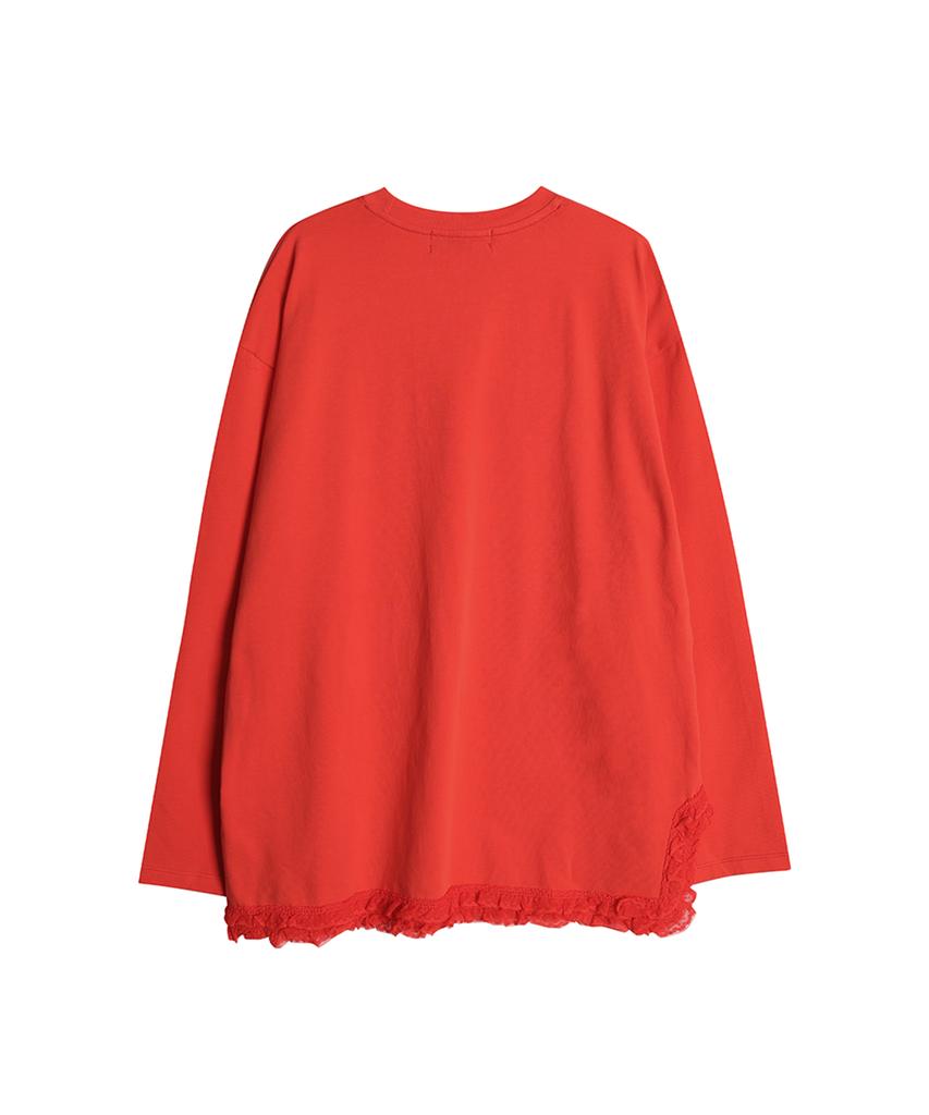 CONY Call Out My X Lace Tee / Red