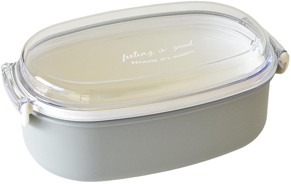FIG Painted 1 Tier Lunch Box 600ml Gray 023