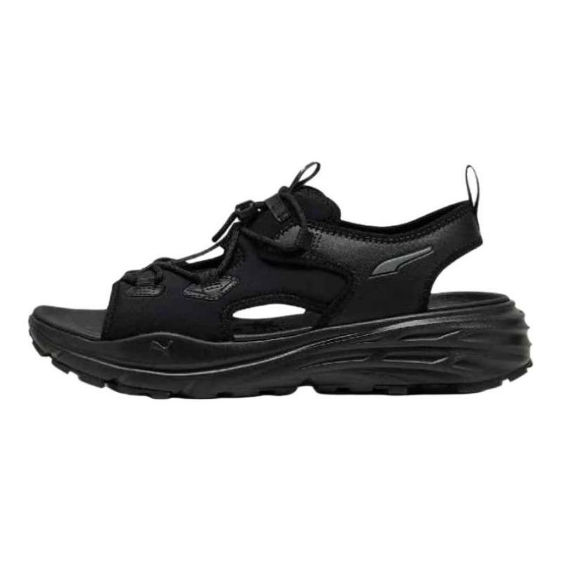 PUMA Hypnotic Versatile Beach Sandals Unisex Black 401653-01 35.5