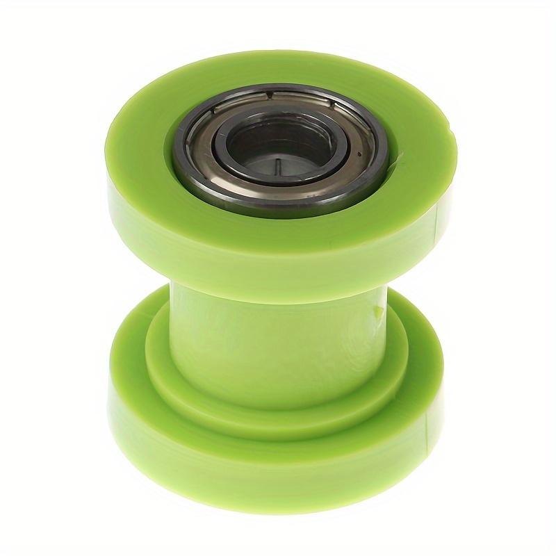 1pc Street Motorcycle Chain Roller Slider Tensioner Adjuster Pulley Wheel Guide, Metal Material, 10mm/0.39inch 10mm зелёный