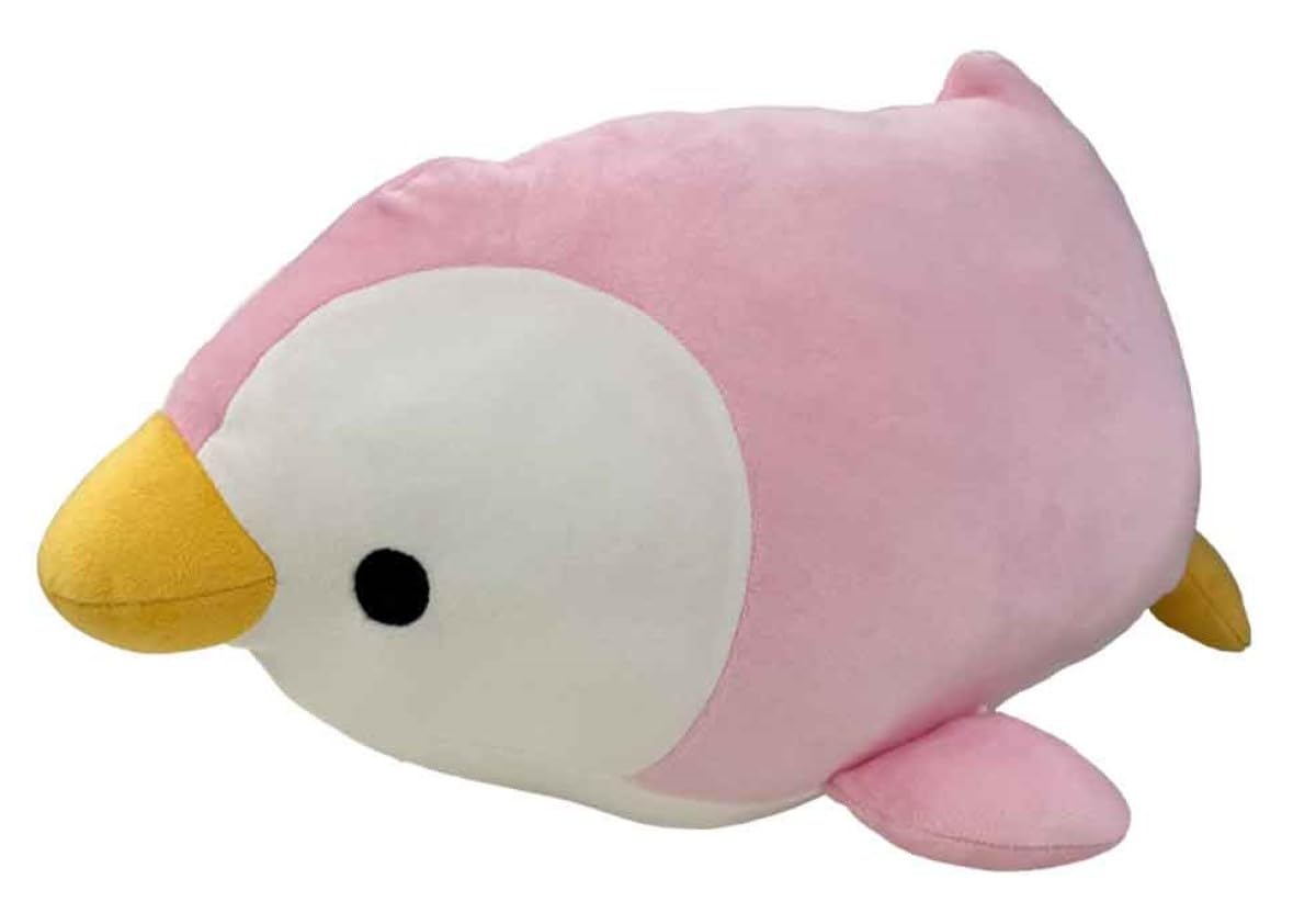 TST Advance Mattari-kun Penguin Plush Toy L Pink 8706
