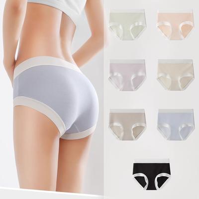 Summer Thin Nude Seamless Panties with Antibacterial Crotch and Comfortable Hip Hugging Women’s Panties