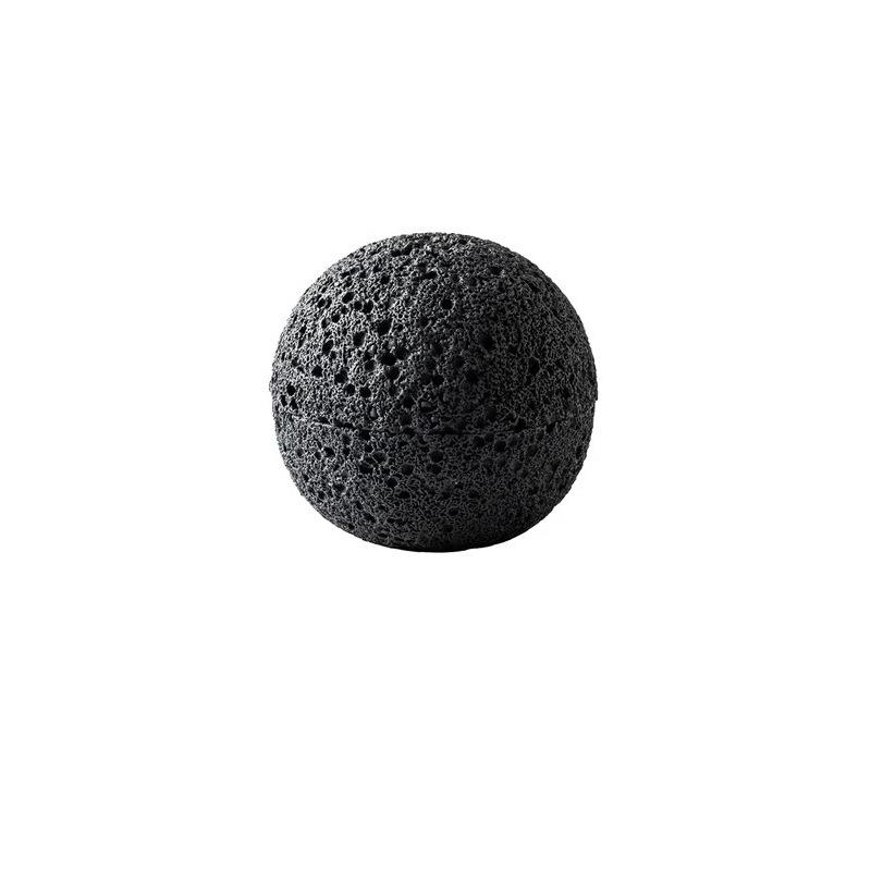 Molecular Gastronomy Volcanic Rock Smoker Pot with Artistic Plate