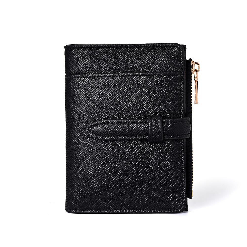 Women Solid Color Short Wallet Unique Design Fashionable Minimalist Large Capacity Bag Luxury Vintage Classic Wallet