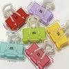 12 Pcs Long Tail Ticket Clip Colorful Acrylic Paper Binder Clips Document Information Storage Clamp for Home School Office Supplies
