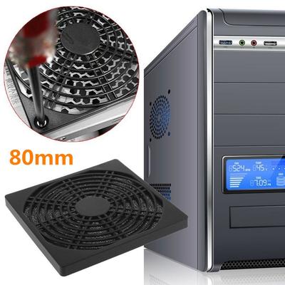 80mm prachotěsné síťové pouzdro Chladič ventilátoru Kryt prachového filtru Gril pro PC počítač