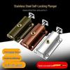 Stainless Steel Automatic Bathroom Bolt Lock – Spring Latch, Surface Mounted, Anti-Theft, Waterproof, Rustproof.