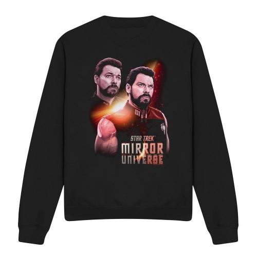 Star Trek Unisex Adult Mirror Riker Sweatshirt
