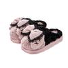 Fashion Bow Cotton Slippers Women's Autumn New Indoor Home Warm Non-slip Can Be Worn Outside Half Drag Cotton Shoes