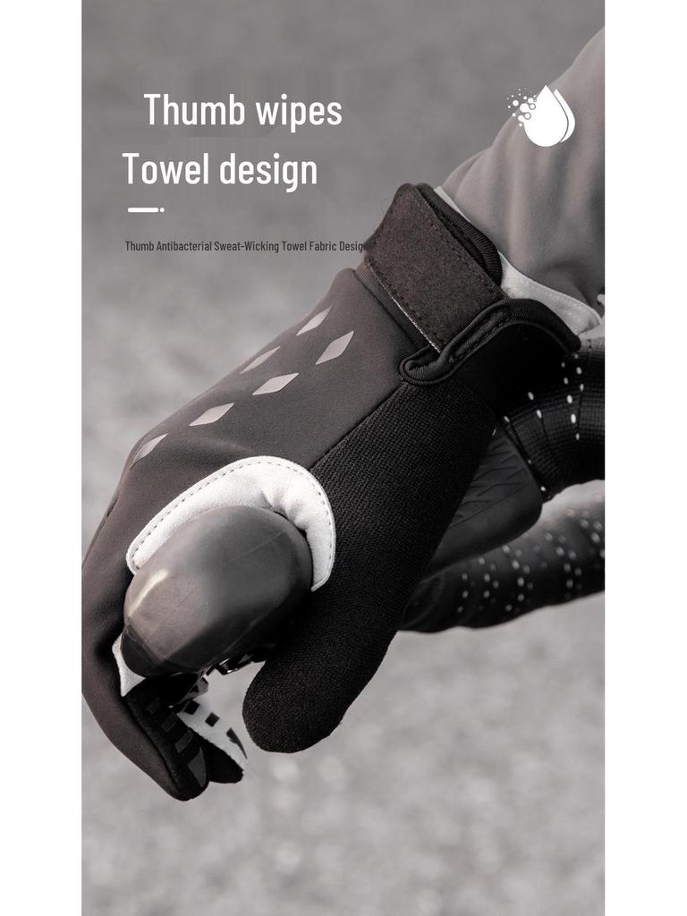 TOSUOD Shock-Absorbing Wear-Resistant Cycling & Motorcycle Touchscreen Gloves