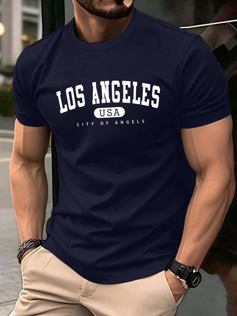 About Usa Art Letters Print Men Retro TShirt Casual Cotton T Shirts Loose Hip Hop Clothes Male ONeck Comfortable Short Sleeve