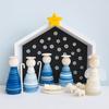 DIY Button Nativity Scene Kit Christmas Craft Set with Buttons Beads