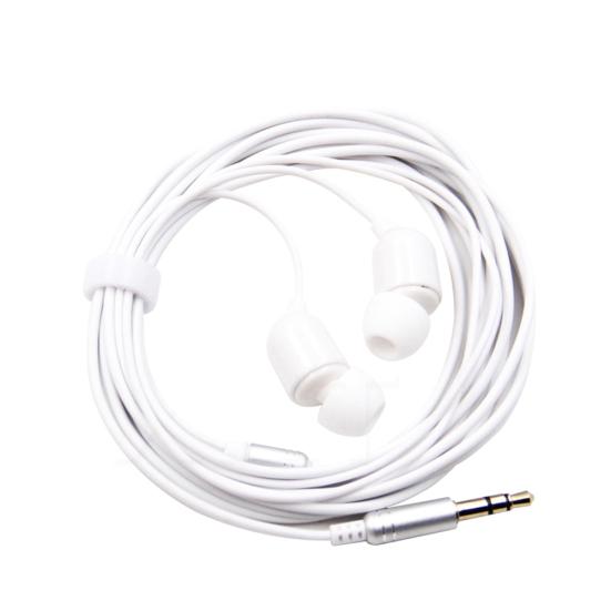 3-Meter 3.5mm Plug In-Ear Wired Earphone Broadcast Live Headset with/without Mic