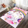 3D Cartoon Pattern Unicorn Rug Large Game Carpet Area for Living Room Kid Bedroom Sofa Kitchen Decorate Child Non slip Floor Mat