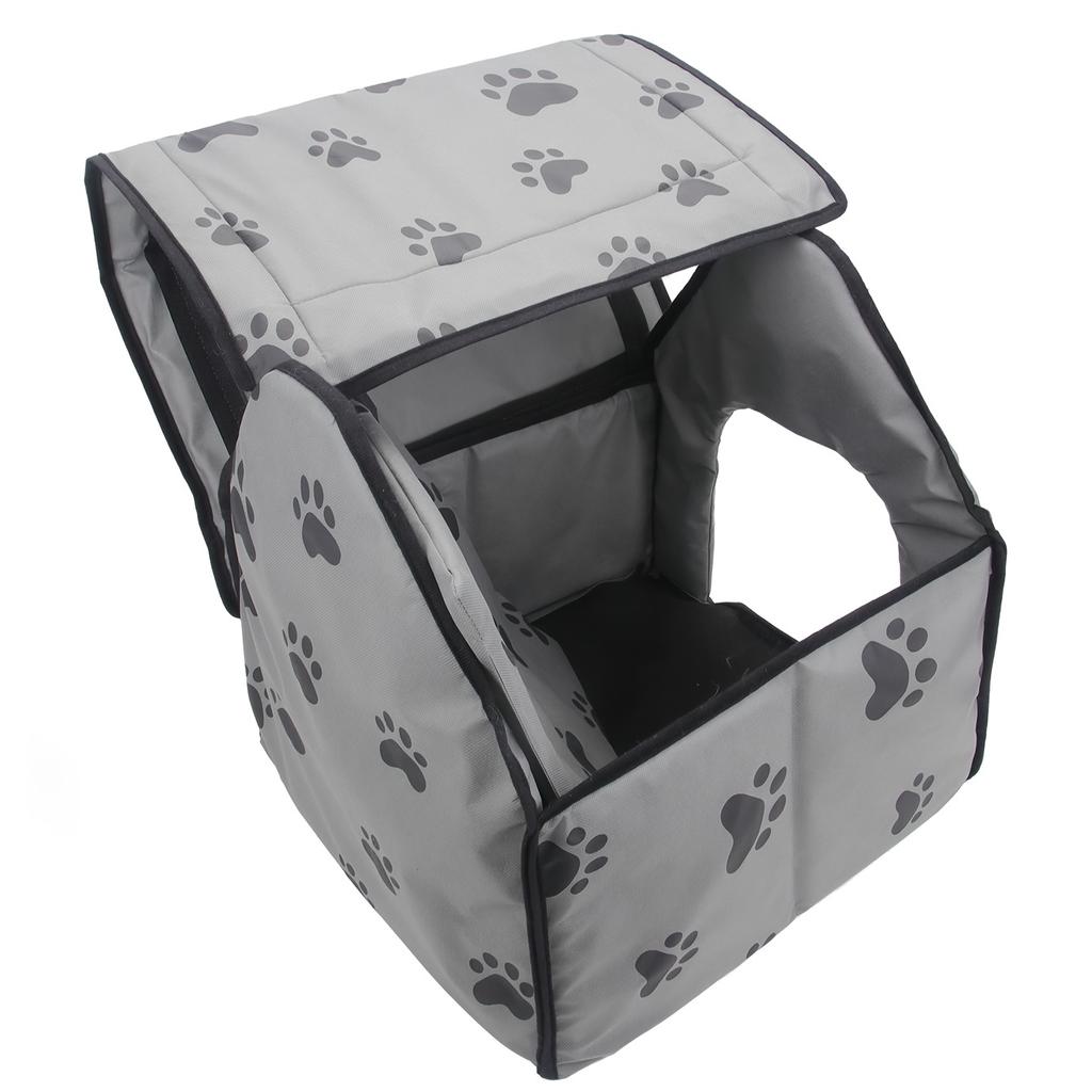 Pet Small Kennel, Dog House, Cat Kennel, Small Paw Graphic Foldable Pet Nest, Puppy Dog Cat House, Pet Kennel