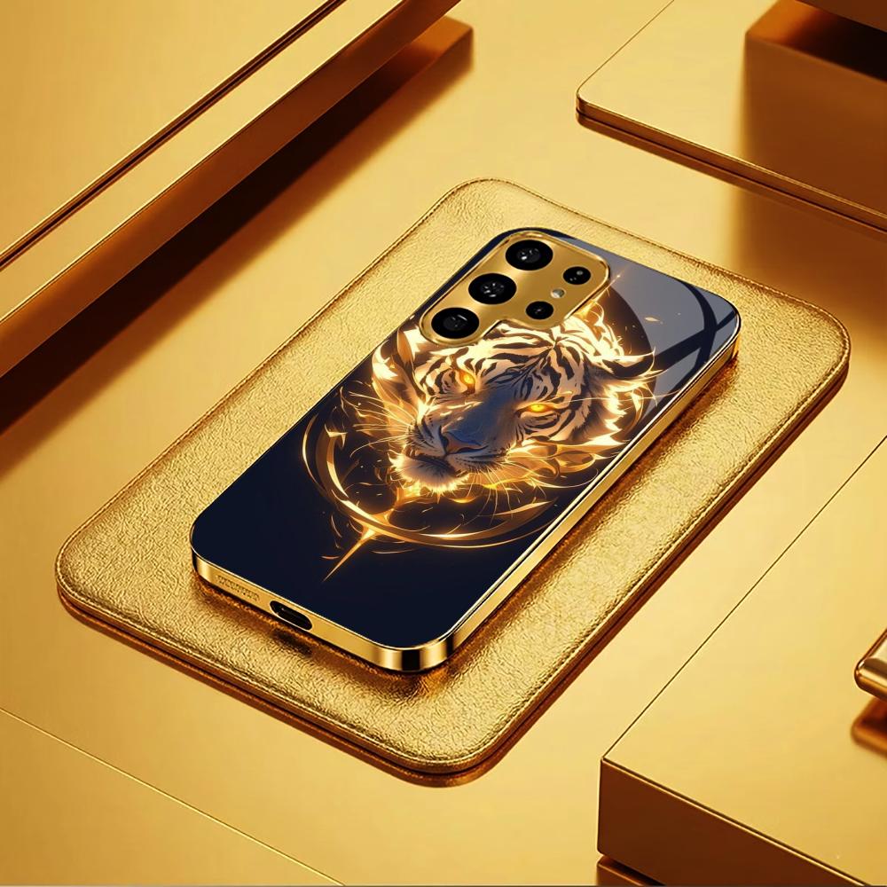 Cellphone New Bestseller Model PhoneCase Electroplated Glass PhoneCase for Samsung Galaxy S26 S25 S24 S23 S22 FE,Ultra,Plus