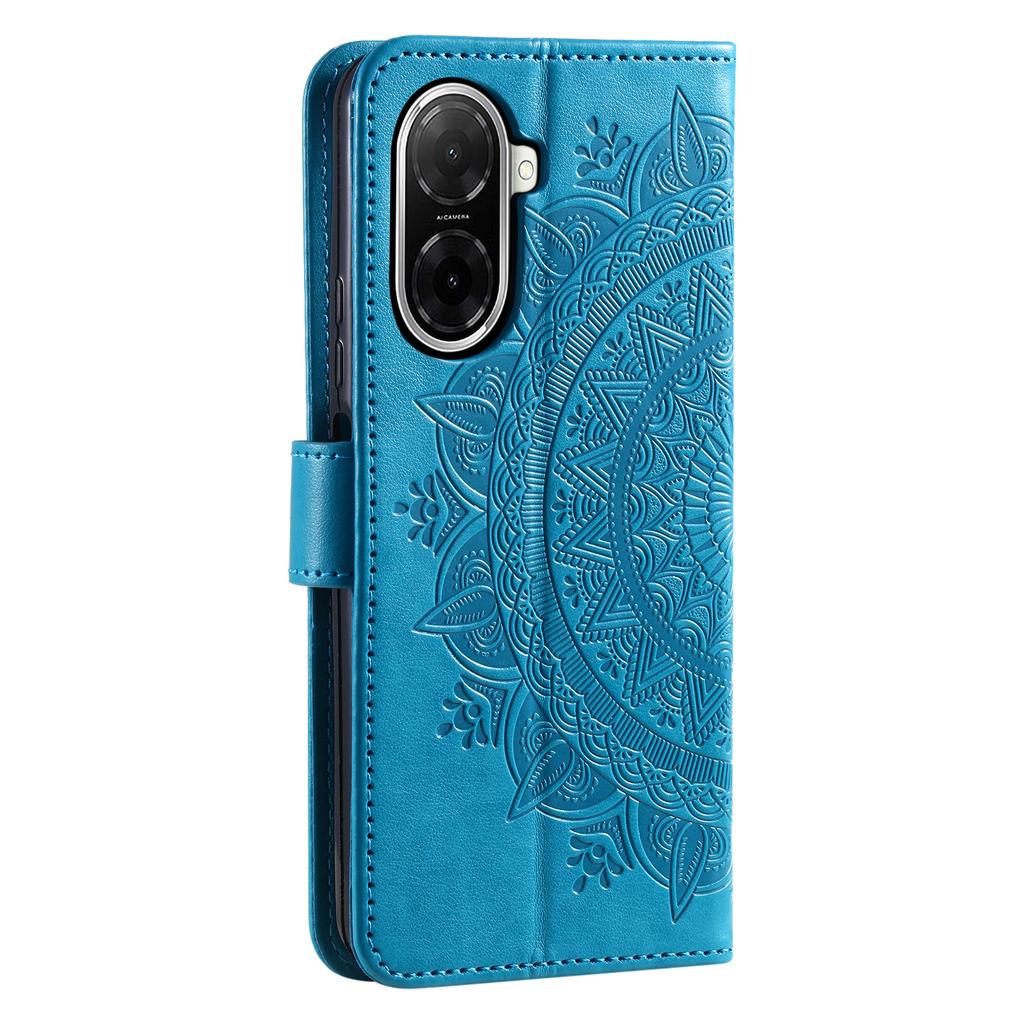 For Xiaomi Redmi A5 4G (171.7mm)/Poco C71 4G Stand Case Imprinted Totem PU Leather Wallet Phone Cover