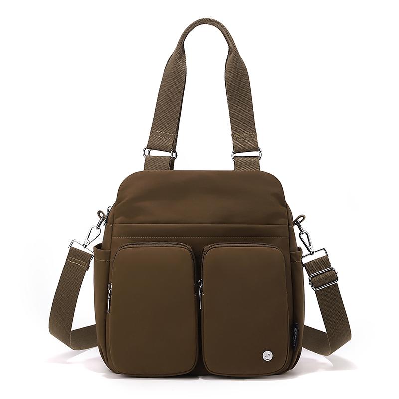 Women's Lightweight Nylon Shoulder Bag Large Capacity Hand Crossbody Bag