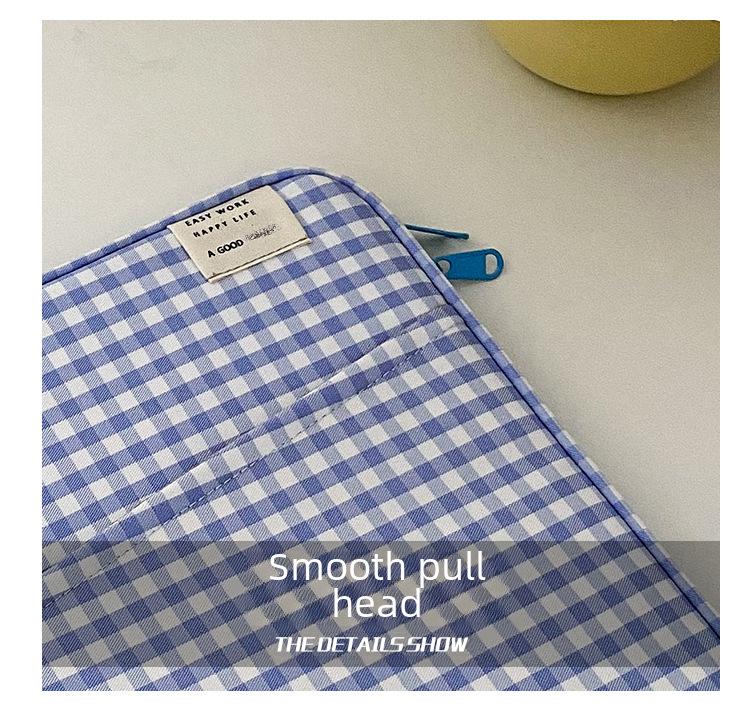 Livework Plaid iPad/Tablet Bag for MacBook 13-Inch Notebook