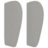 Vidaxl Wingback Headboard, Light Gray, 147X23X78/88 Cm, Fabric