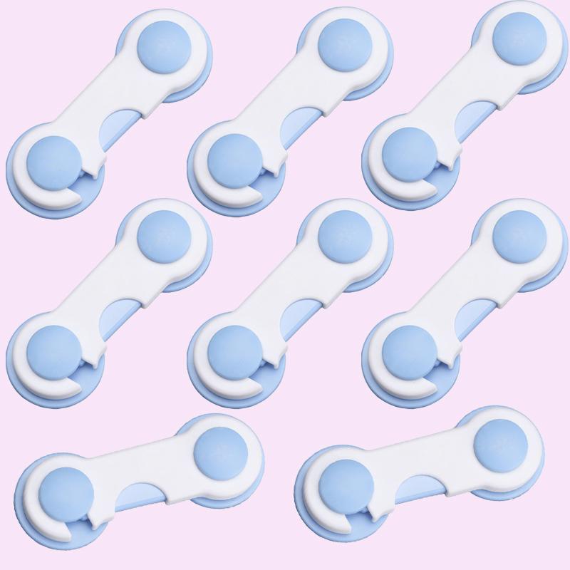 Mehrzweck-Sicherheitsschloss für Babys und Kindersicherheit, Schrankschlösser mit Kleber für Schublade, Schränke, Kühlschrank, Kleiderschrank, Vorratskammer