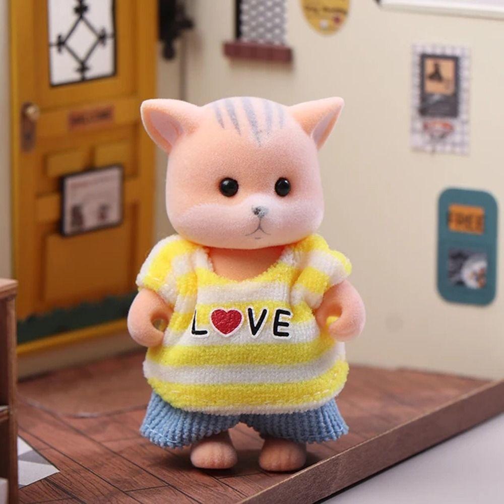 Simulation Forest Family Dolls Forest Family Dollhouse Toy Dollhouse Accessories