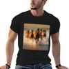 Horses Galloping On the Beach TShirt Casual Daily Outfit TShirt