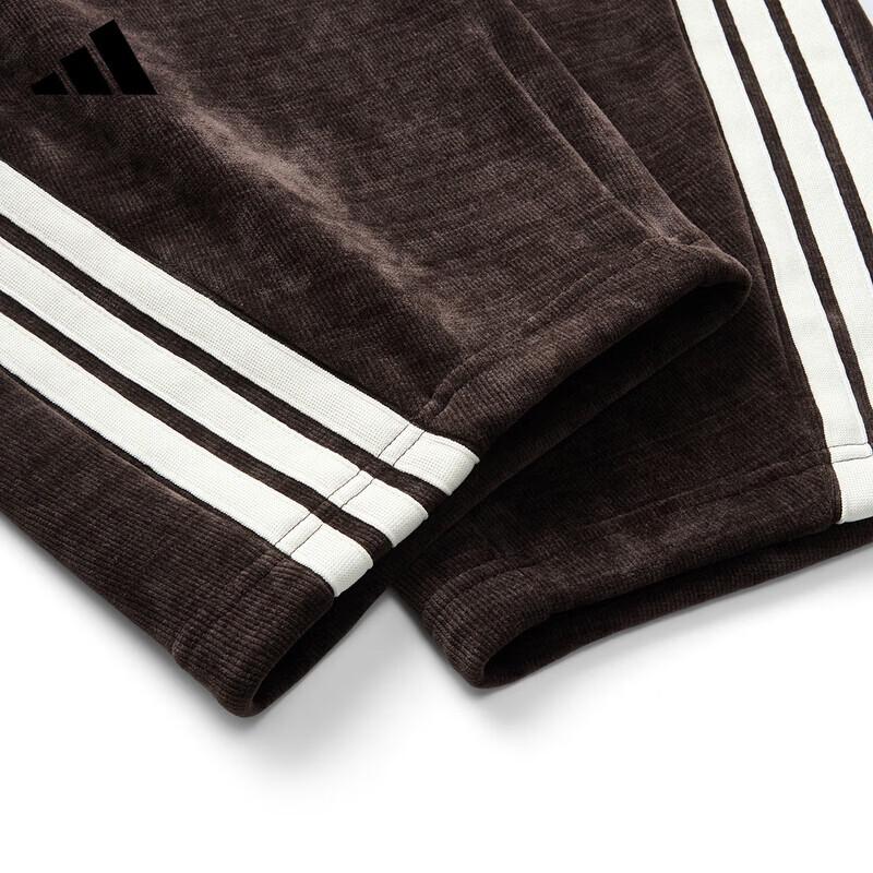 Adidas Women's Loose Fit Corduroy Straight Leg Casual Pants