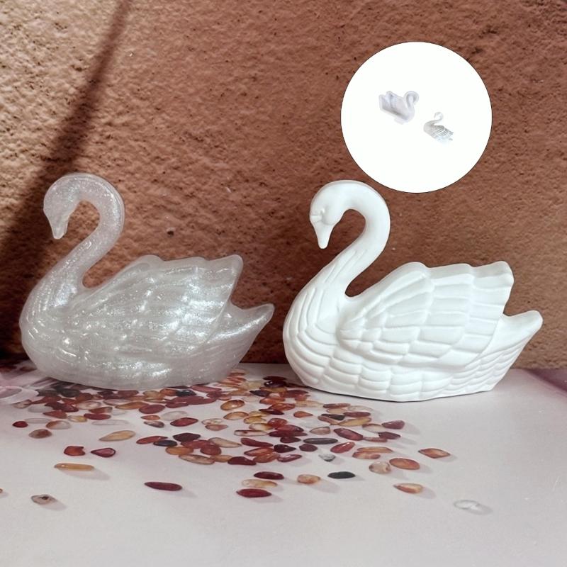 Candle Mold,Gooses Resin Silicone Mold for Candle Making Animal Candle Mold for Diys Handmade Soap,Aromatherapys Candle