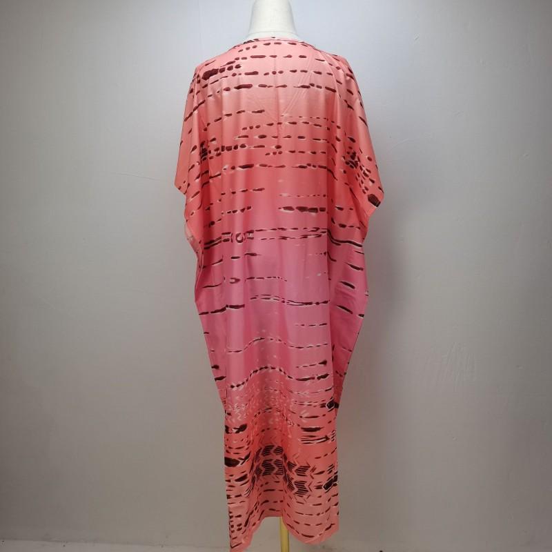 Womens Lightweight Beach Cover Up Dress Loose Kimono Swimwear Overdress Vacation Poolside Sun Protection