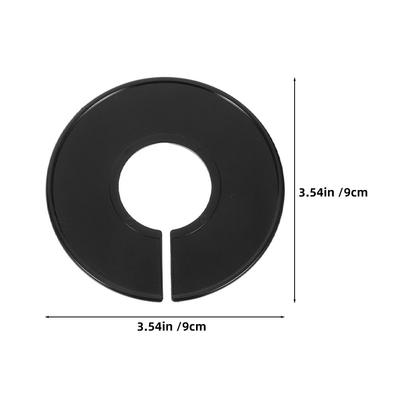 10Pcs Universal Round Hanger Dividers Plastic Size Markers for Closet Organization Clothes Rack Separators Hanging Clothes