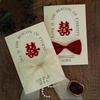 Mori Style Wedding Vows Book Set - Bride & Groom Vow and Speech Cards